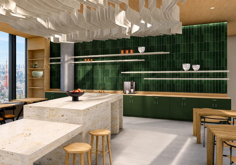 Kōhī House kitchen render